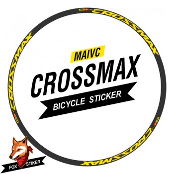 Mountain Bicycle Wheels MTB Rim Decal Stickers for MAVIC CROSSMAX PRO SL